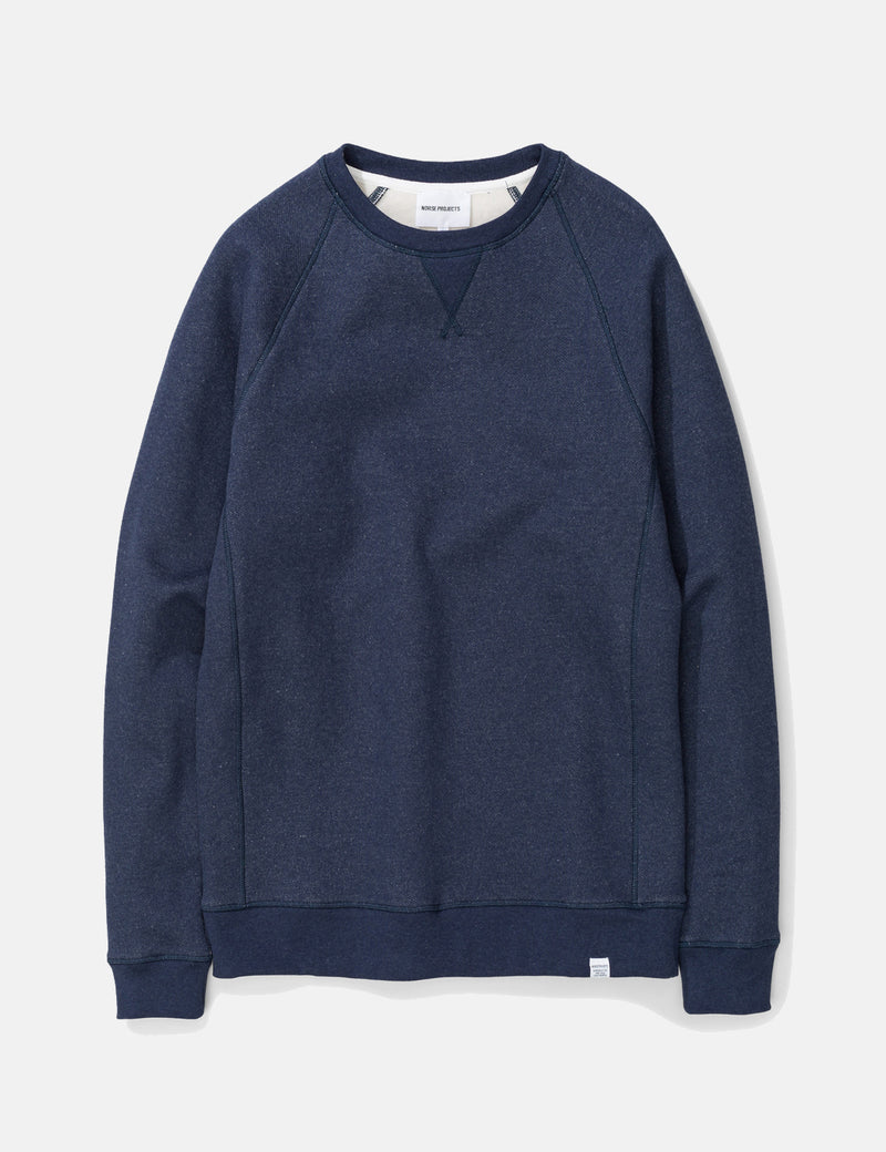 Norse Projects Ketel Classic Crew Sweatshirt - Dark Navy