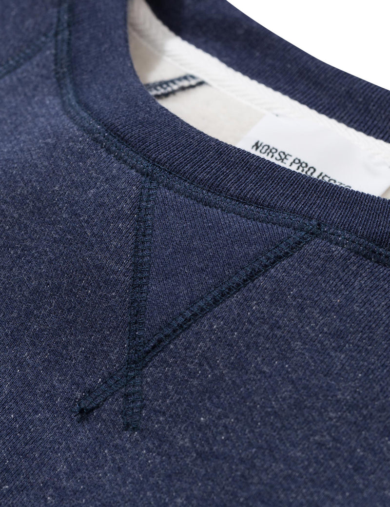 Norse Projects Ketel Classic Crew Sweatshirt - Dark Navy