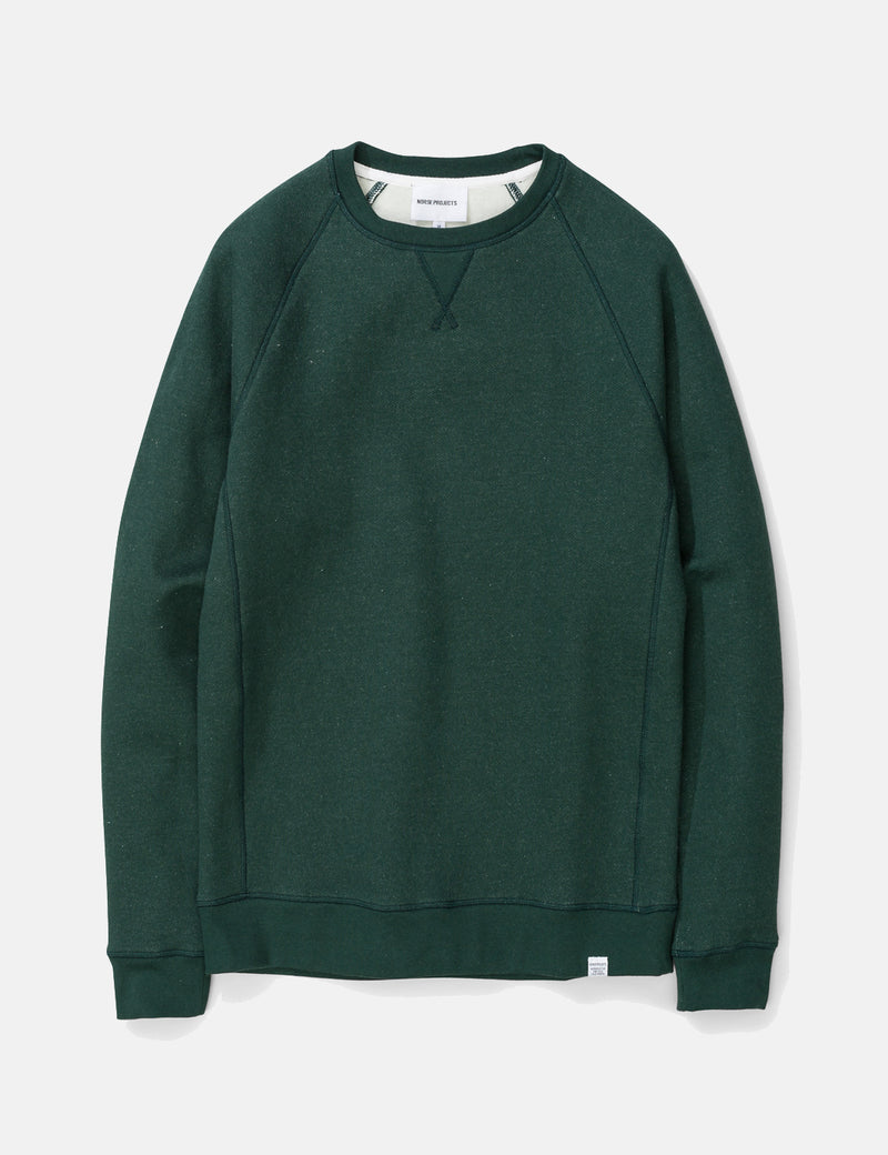 Norse Projects Ketel Classic Crew Sweatshirt - Spinnaker Green