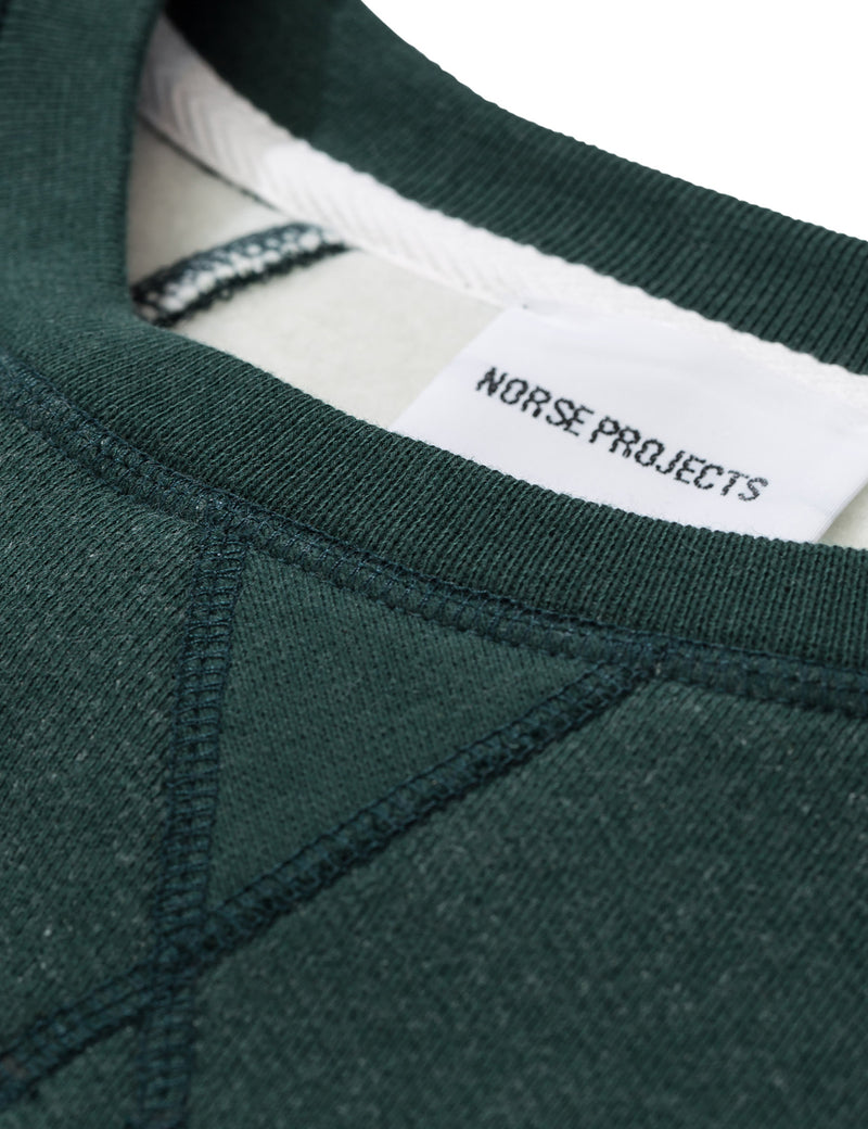 Norse Projects Ketel Classic Crew Sweatshirt - Spinnaker Green