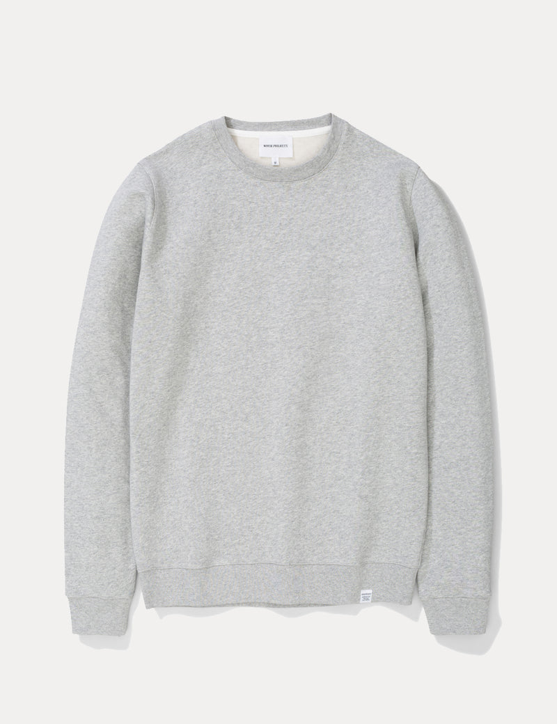 Norse Projects Vagn Classic Sweatshirt - Light Grey Melange