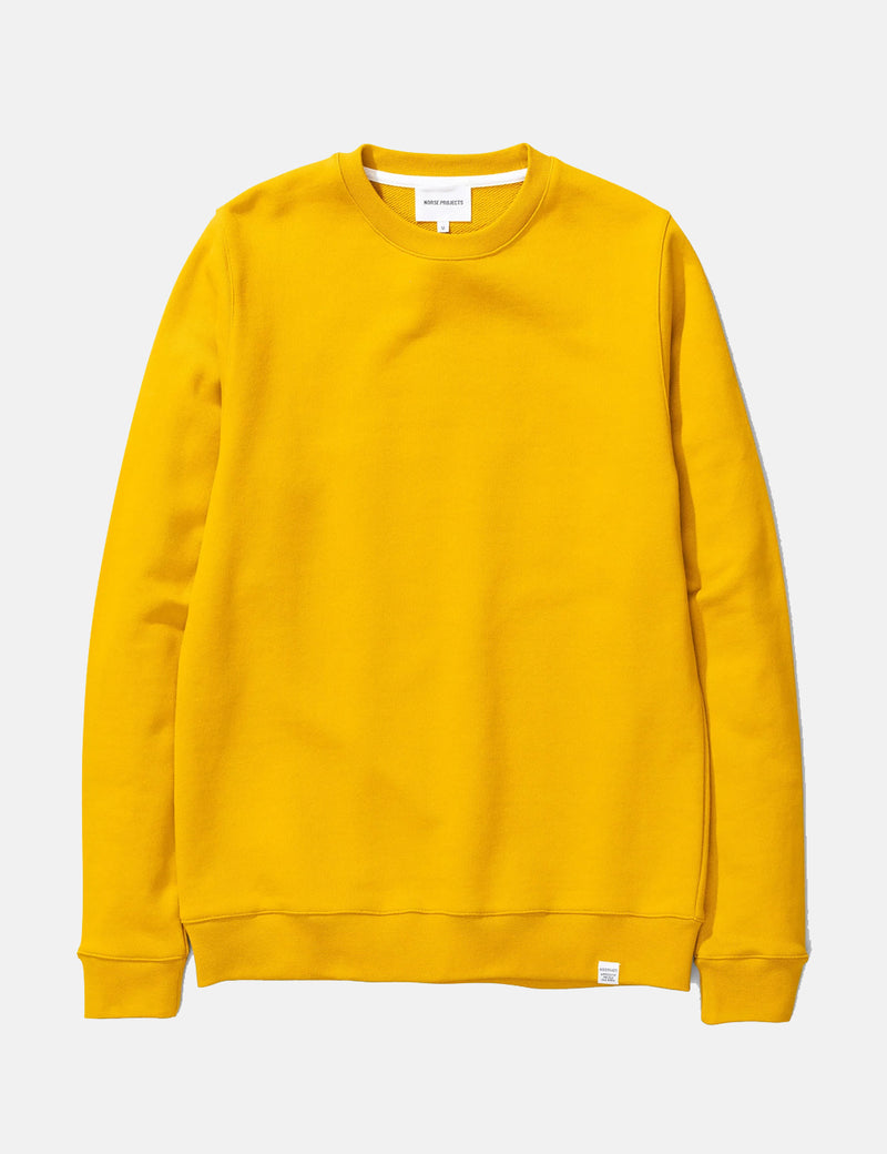 Norse Projects Vagn Classic Sweatshirt - Montpellier Yellow