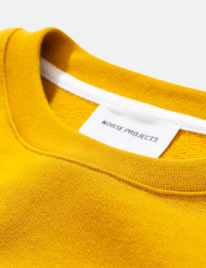 Norse Projects Vagn ClassicSweatshirt-モンペリエイエロー