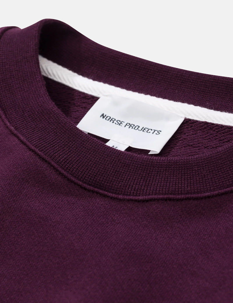 Norse Projects Vagn Classic Sweatshirt - Ritteri Purple