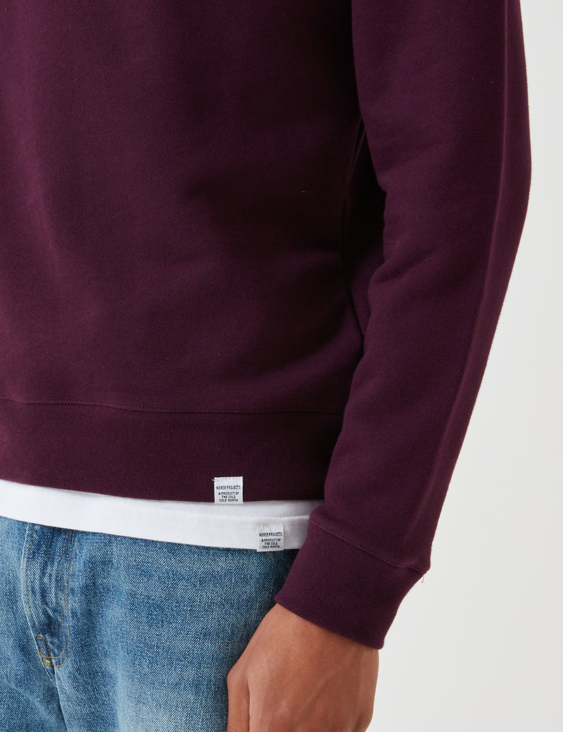 Norse Projects Vagn Classic Sweatshirt - Ritteri Purple