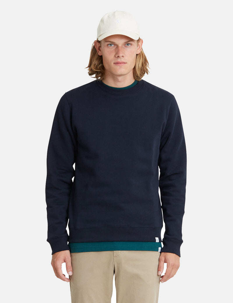 Norse Projects Vagn Classic Sweatshirt - Dark Navy Blue