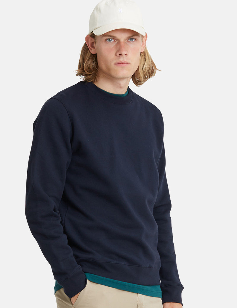 Norse Projects Vagn Classic Sweatshirt - Dark Navy Blue