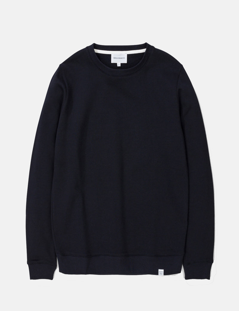 Norse Projects Vagn Classic Sweatshirt - Dark Navy Blue