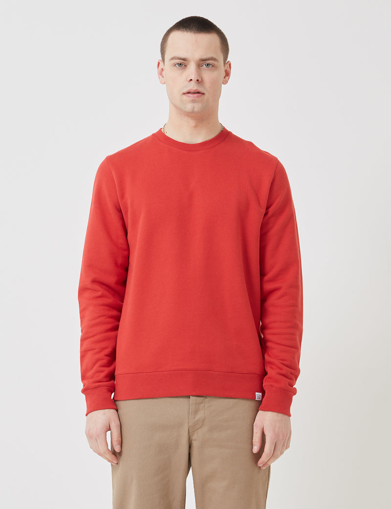 Norse Projects Vagn Classic Sweatshirt-Askja Red