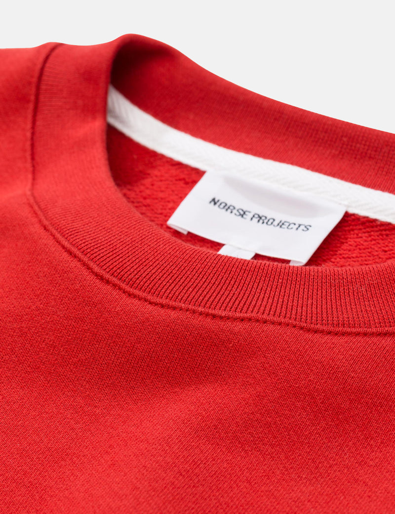 Norse Projects Vagn Classic Sweatshirt - Askja Red
