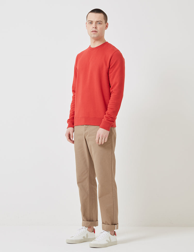 Norse Projects Vagn Classic Sweatshirt - Askja Red