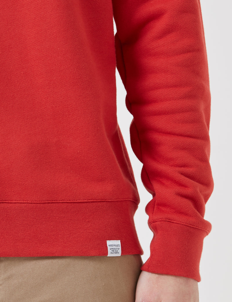 Norse Projects Vagn Classic Sweatshirt - Askja Red