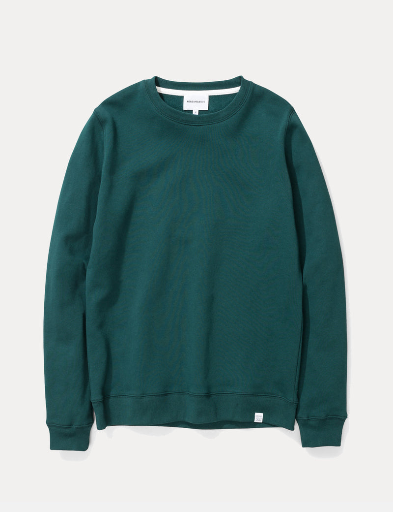 Norse Projects Vagn ClassicSweatshirt-クォーツグリーン