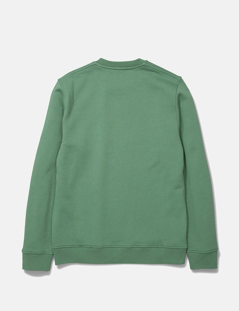 Norse Projects Vagn 클래식 스웨트 셔츠-Lichen Green