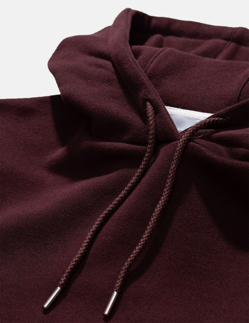 Norse Projects Vagn Classic Hooded Sweatshirt-Eggplant Brown