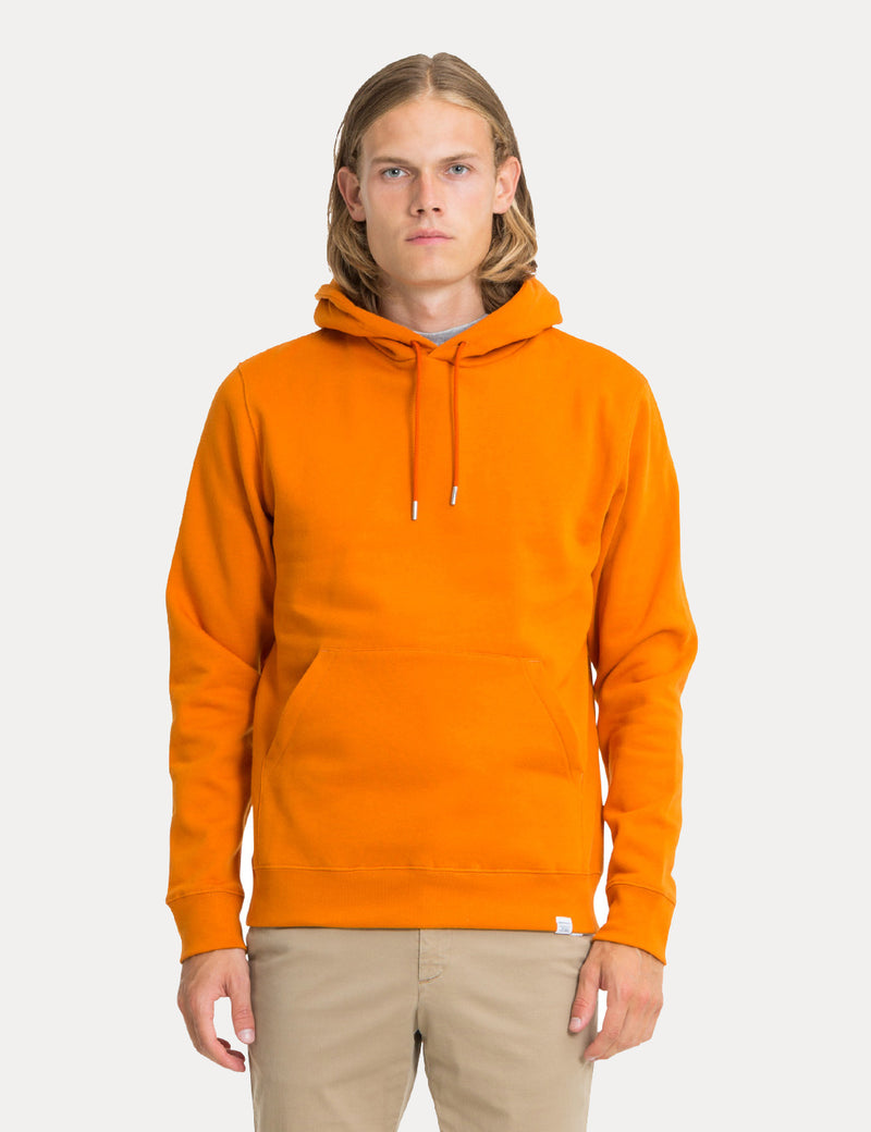 Norse Projects Vagn Classic Hooded Sweatshirt - Oxide Orange