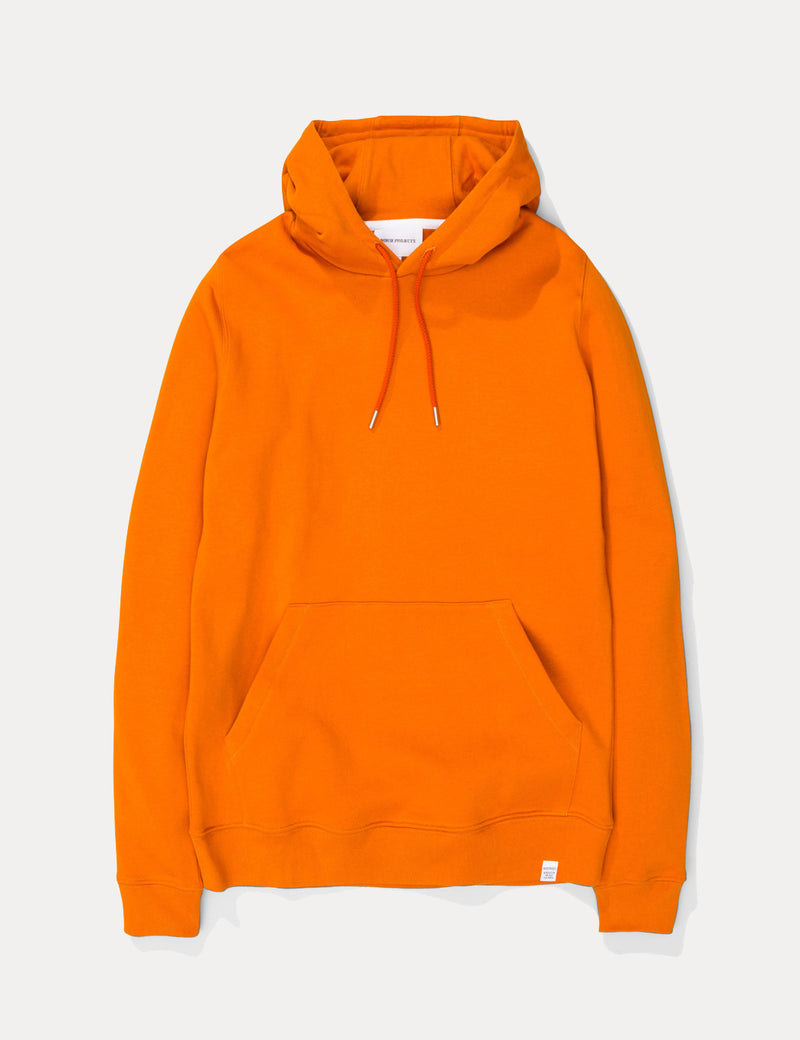 Norse Projects Vagn Classic Hooded Sweatshirt - Oxide Orange