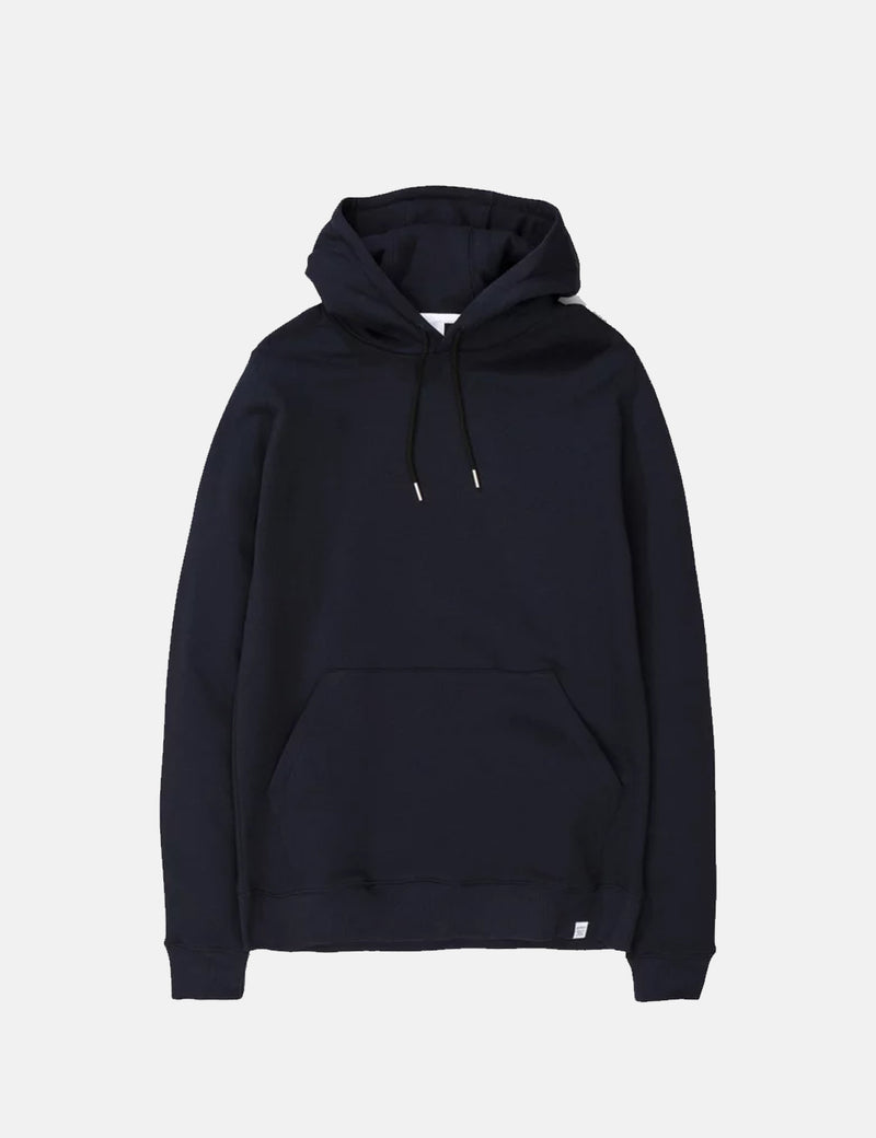 Norse Projects Vagn Classic Hooded Sweatshirt - Dark Navy Blue