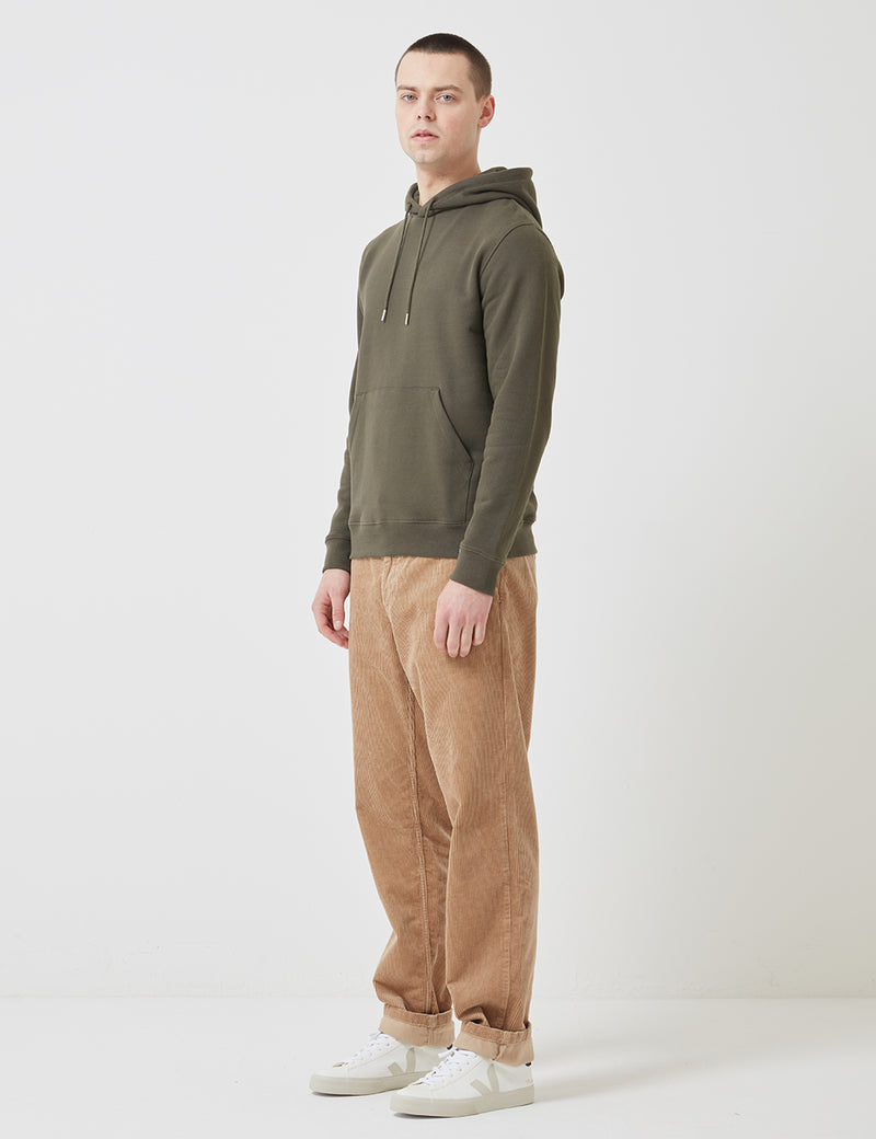 Norse Projects Vagn Classic Hooded Sweatshirt-Ivy Green