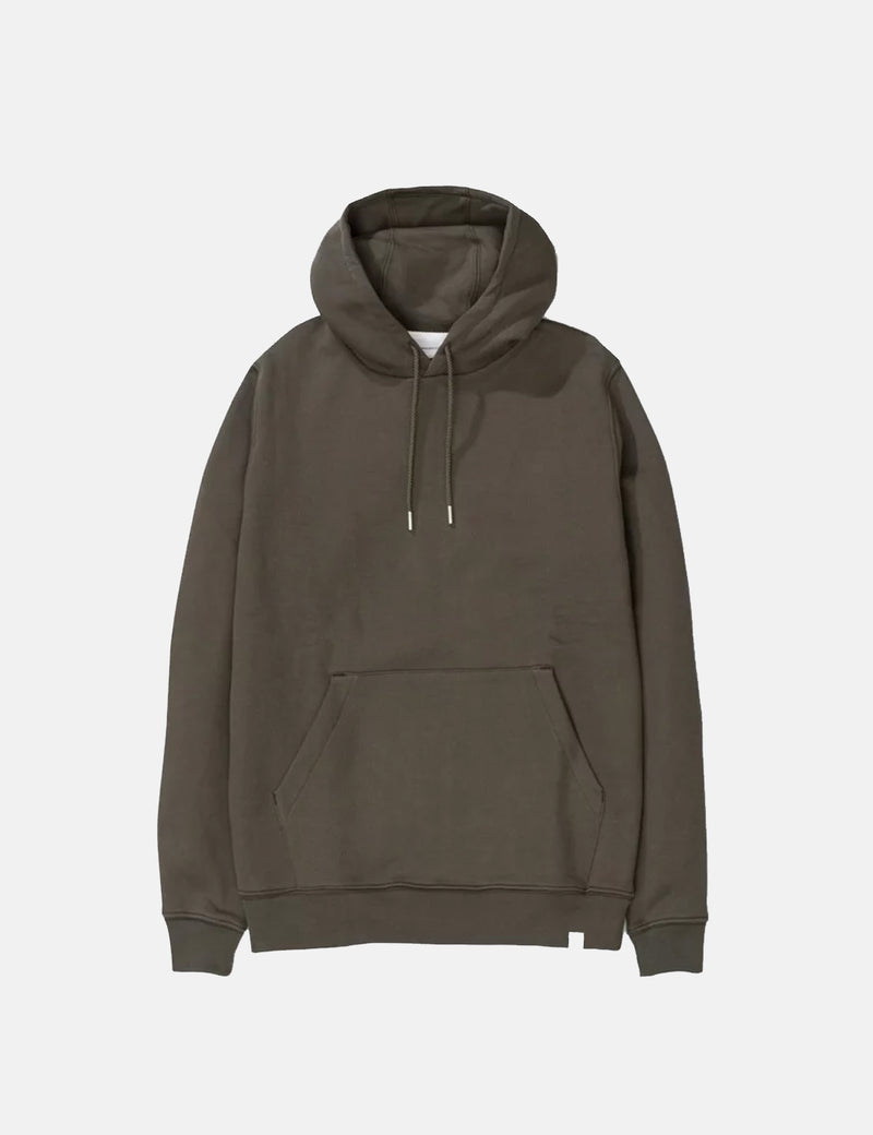 Norse Projects Vagn Classic Hooded Sweatshirt-Ivy Green