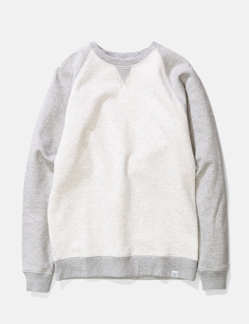 Norse Projects Ketel Contrast Sweatshirt - Light Grey Melange