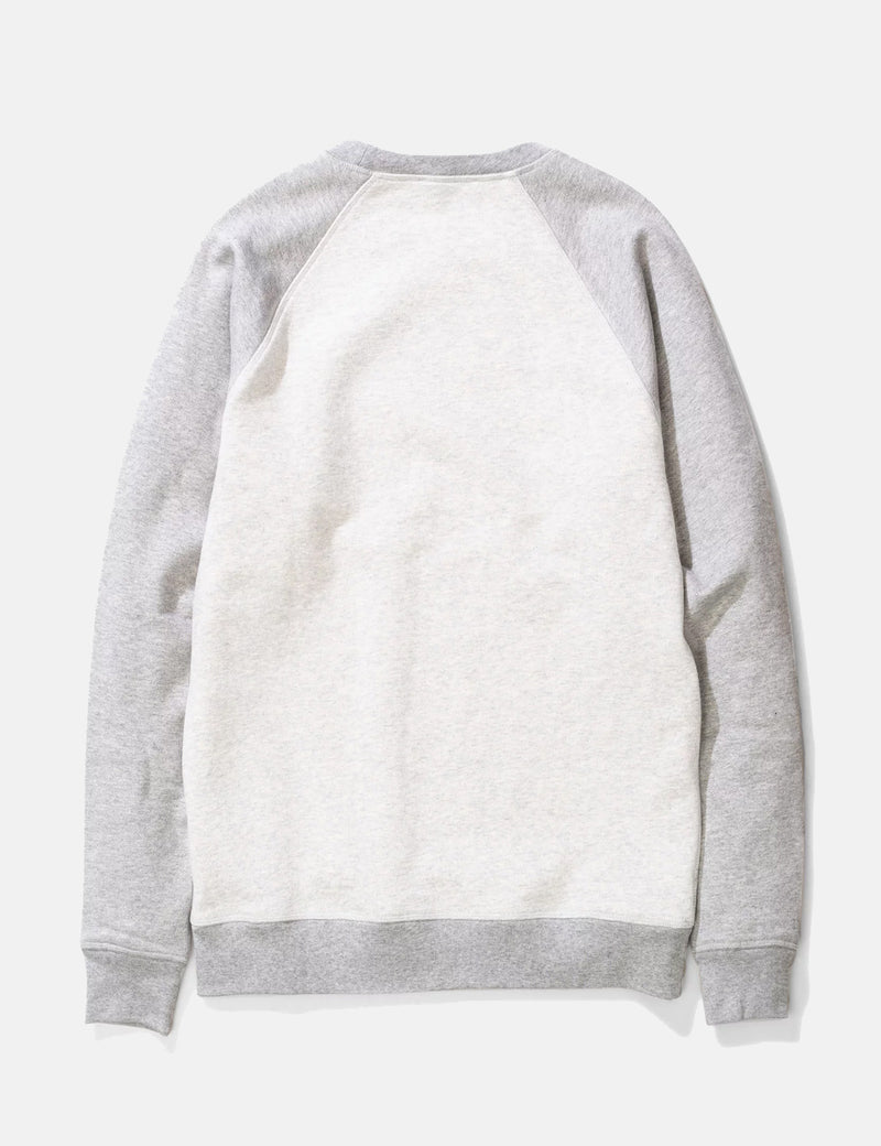 Norse Projects Ketel Contrast Sweatshirt - Light Grey Melange