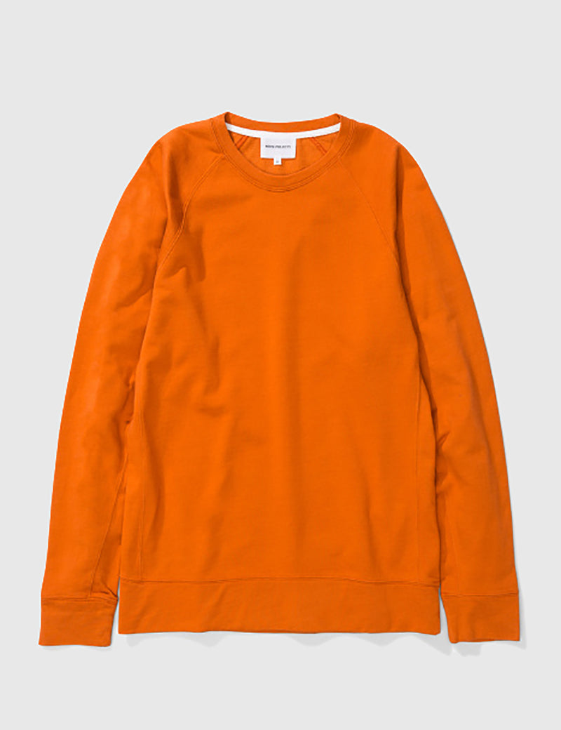 Norse Projects Vorm Sweatshirt - Ochre Orange