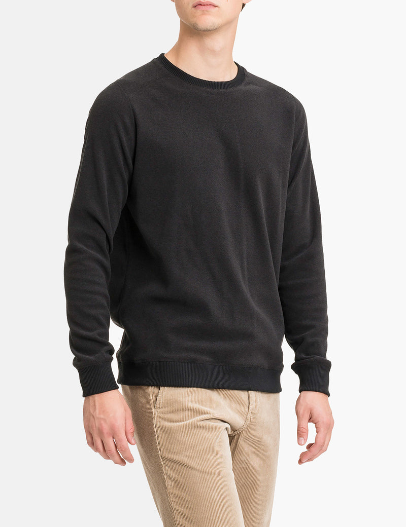 Norse Projects Vagn Fleece Sweatshirt - Charcoal Grey