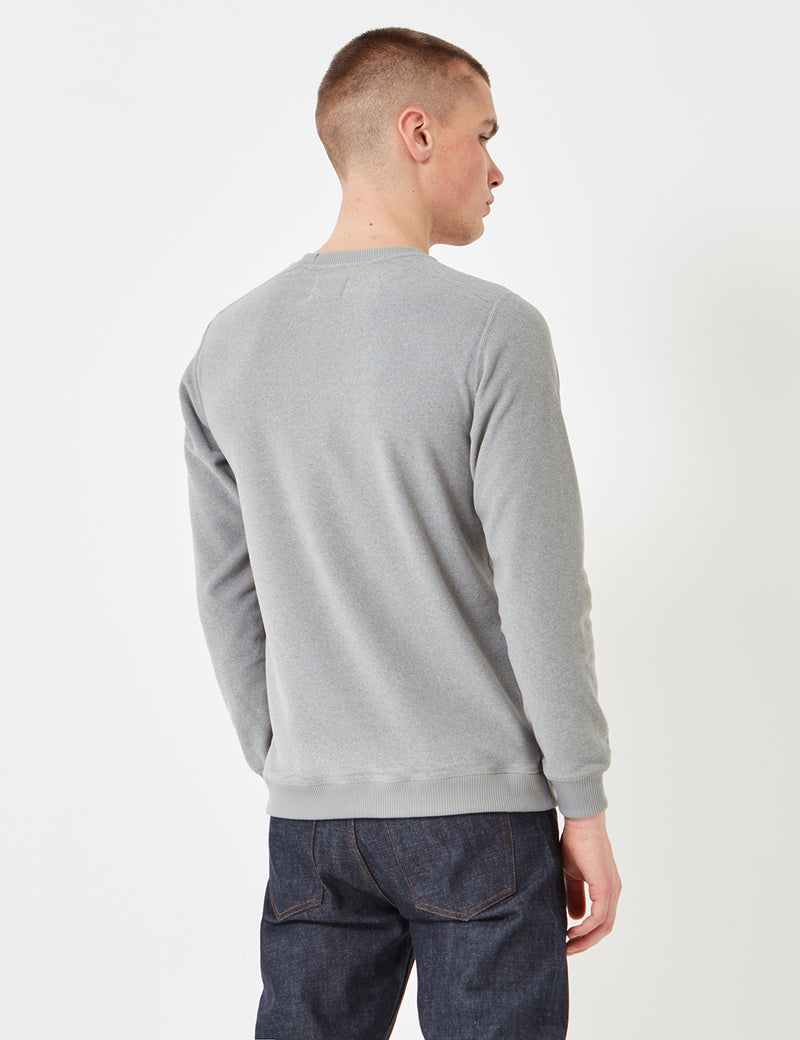 Norse Projects Vagn Fleece Sweatshirt - Light Grey