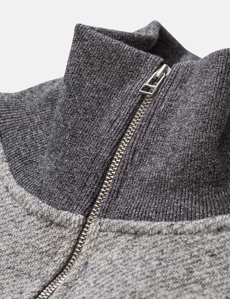 Norse Projects Alfred French Terry Sweatshirt - Dark Grey Melange