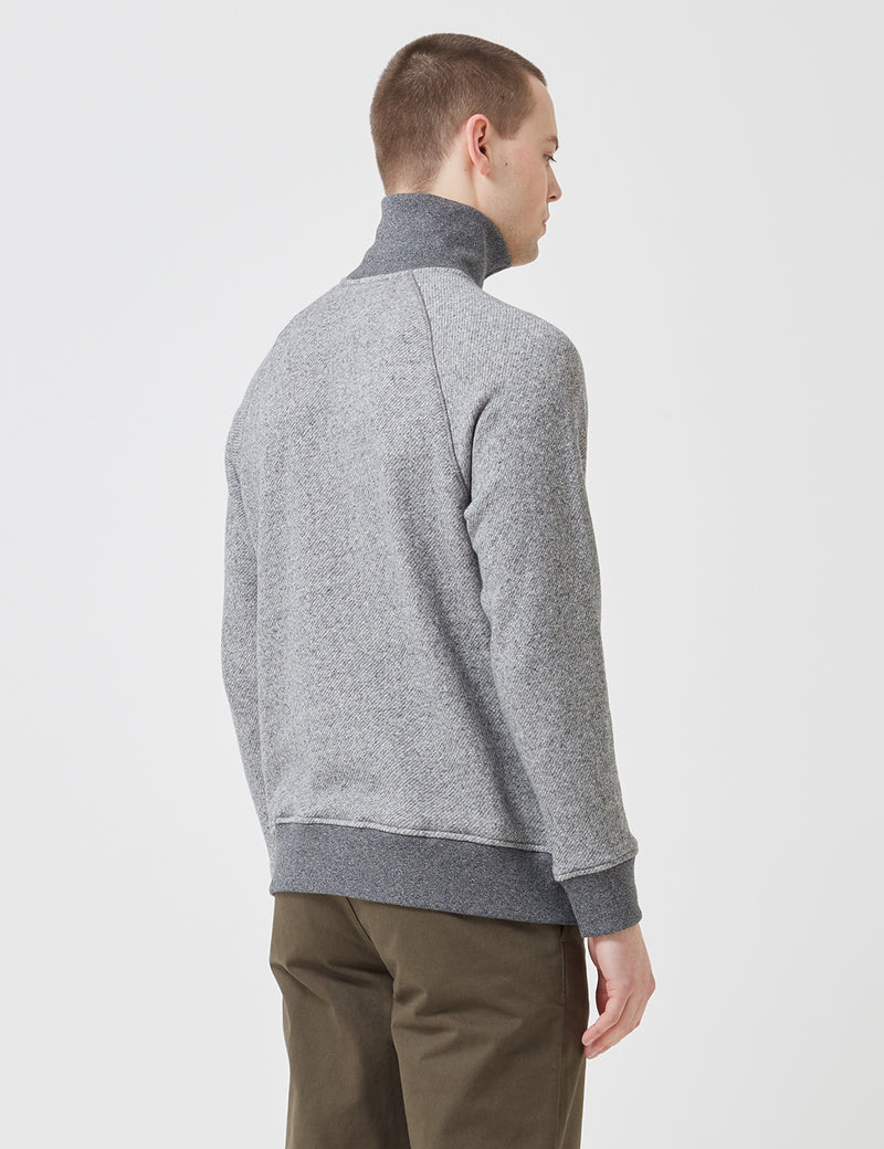 Norse Projects Alfred French Terry Sweatshirt - Dark Grey Melange