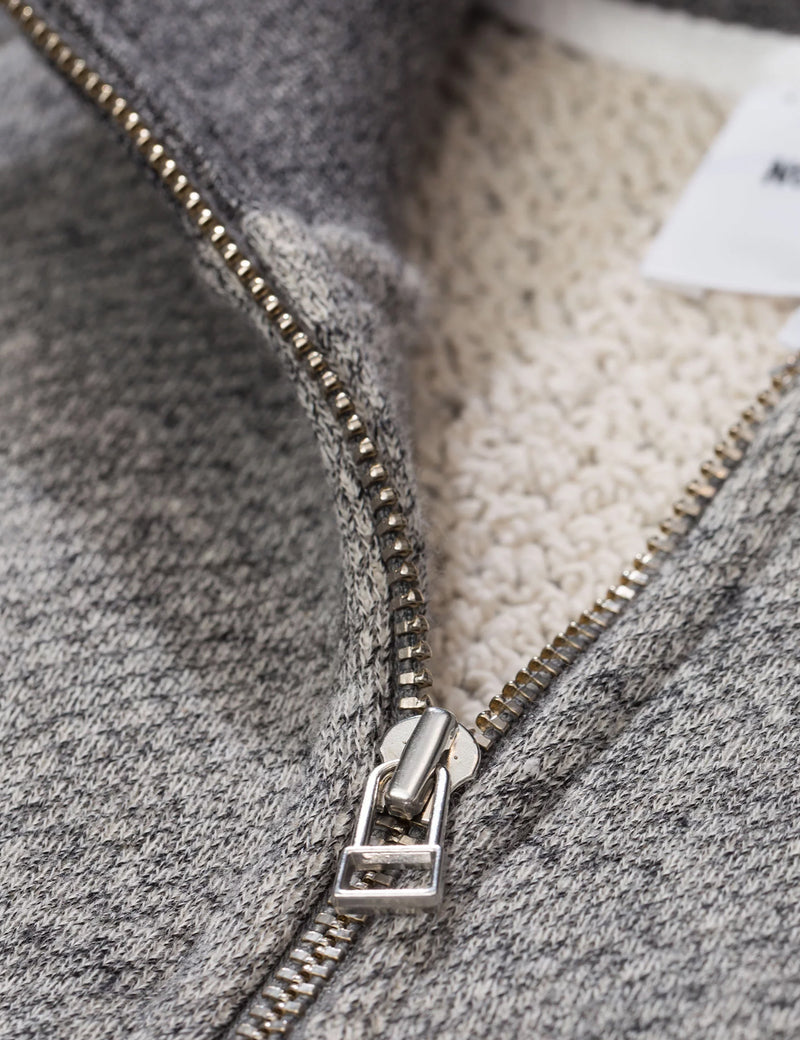 Norse Projects Alfred French TerrySweatshirt-ダークグレーメランジ
