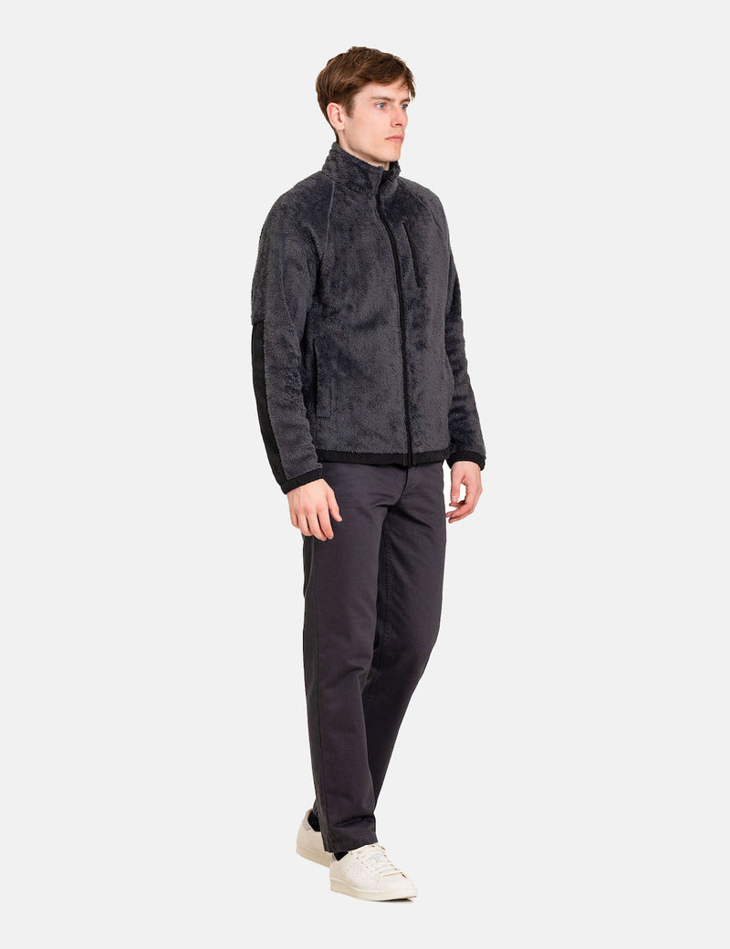 Norse Projects Tycho Zip Fleece - Slate Grey