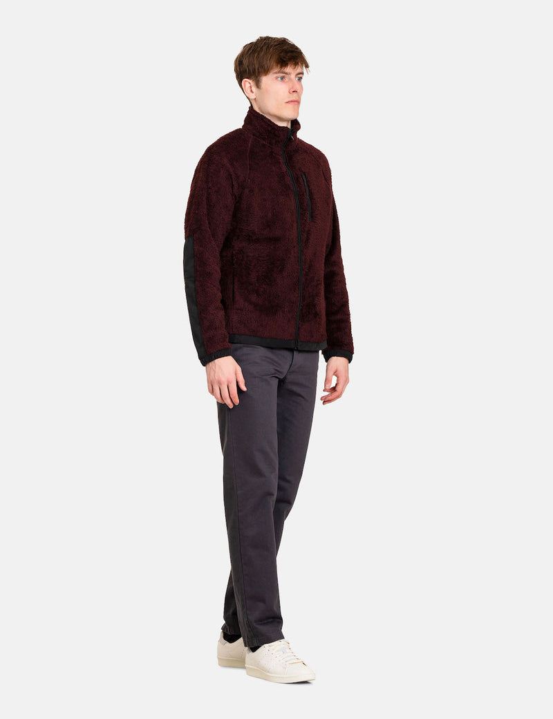 Polaire Zippée Norse Projects Tycho - Mulberry Red