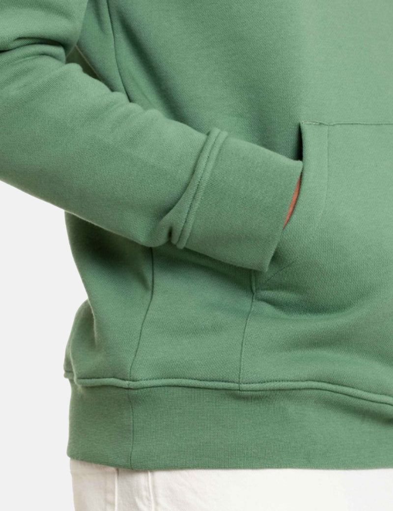Norse Projects Vagn Logo Hoodie-Lichen Green