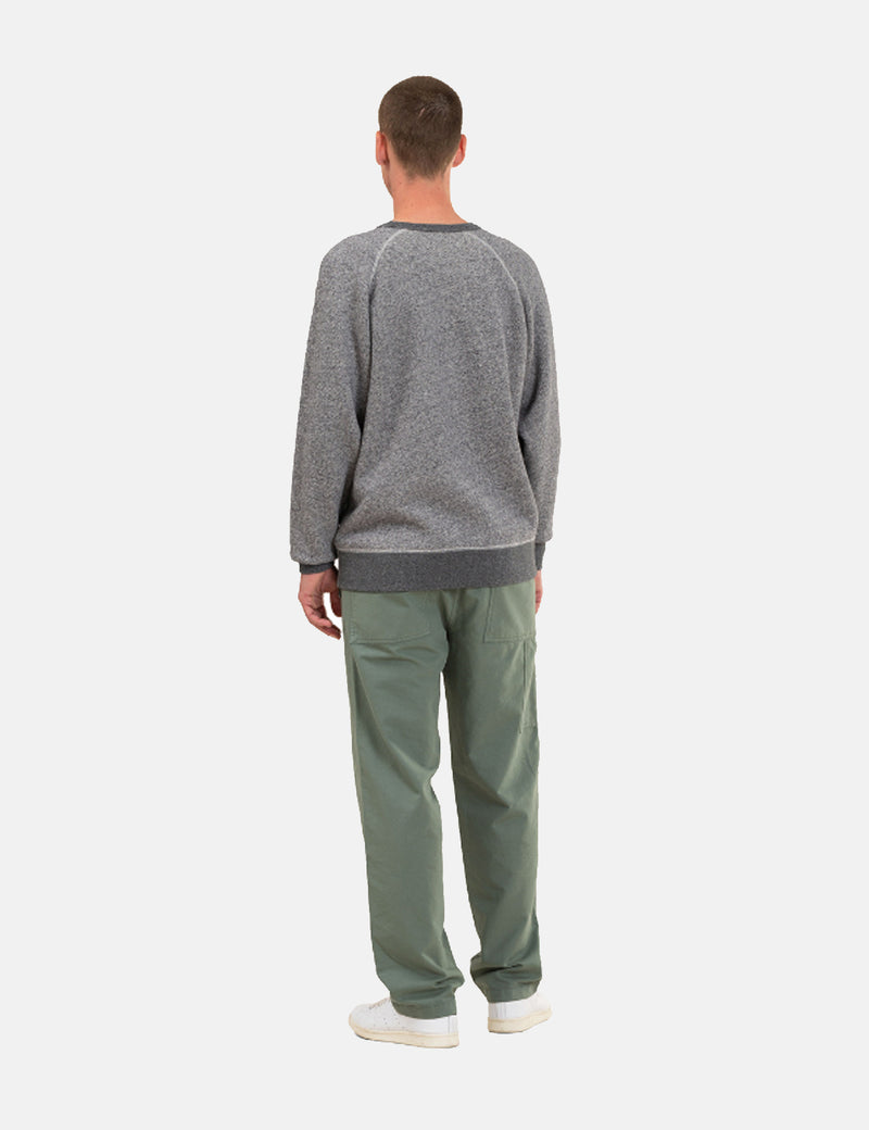 Norse Projects Kristian Sportswear Sweatshirt - Dunkelgrau Melange