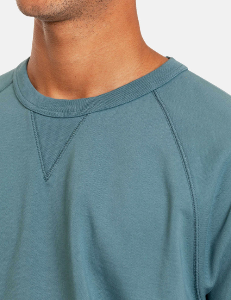 Sweat-shirt Norse Projects Kristian Sportswear GMD - Bleu minéral