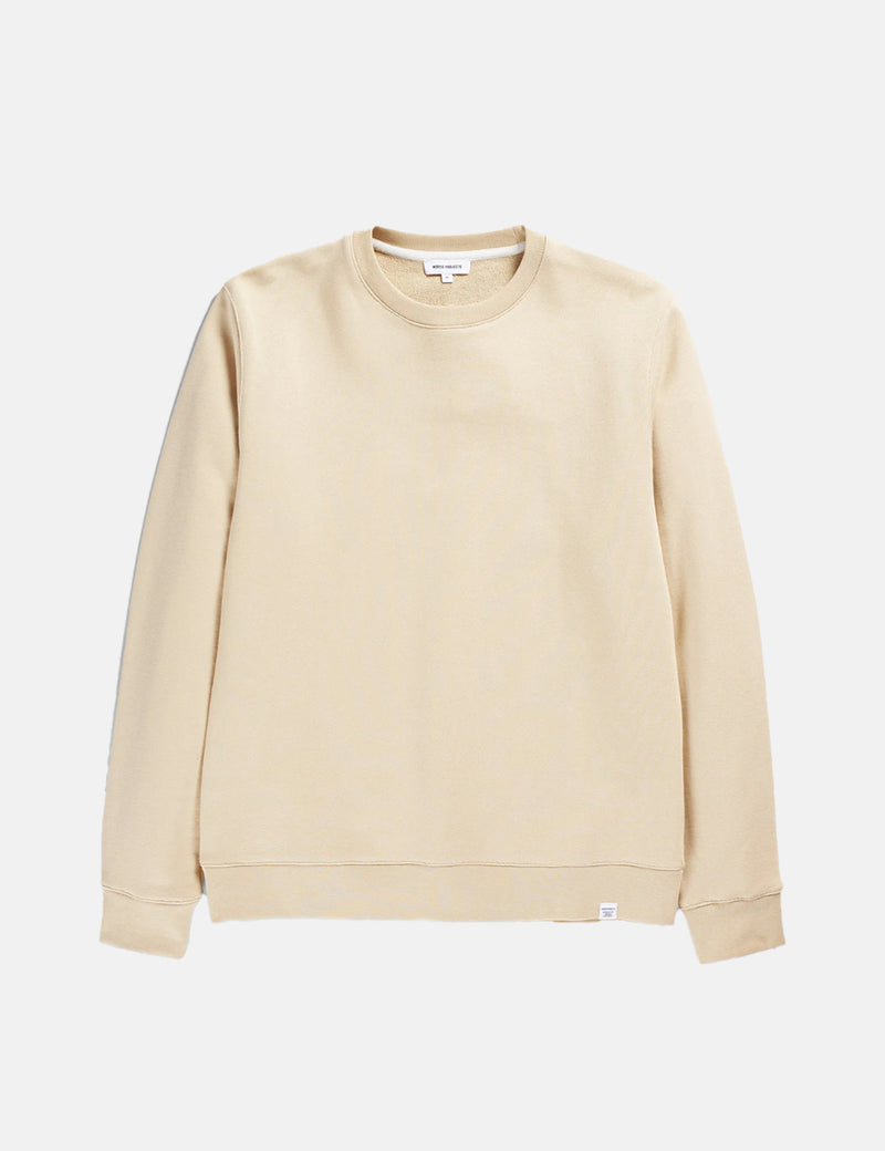 Norse Projects VagnClassicCrewスウェットシャツ-オイスターホワイト