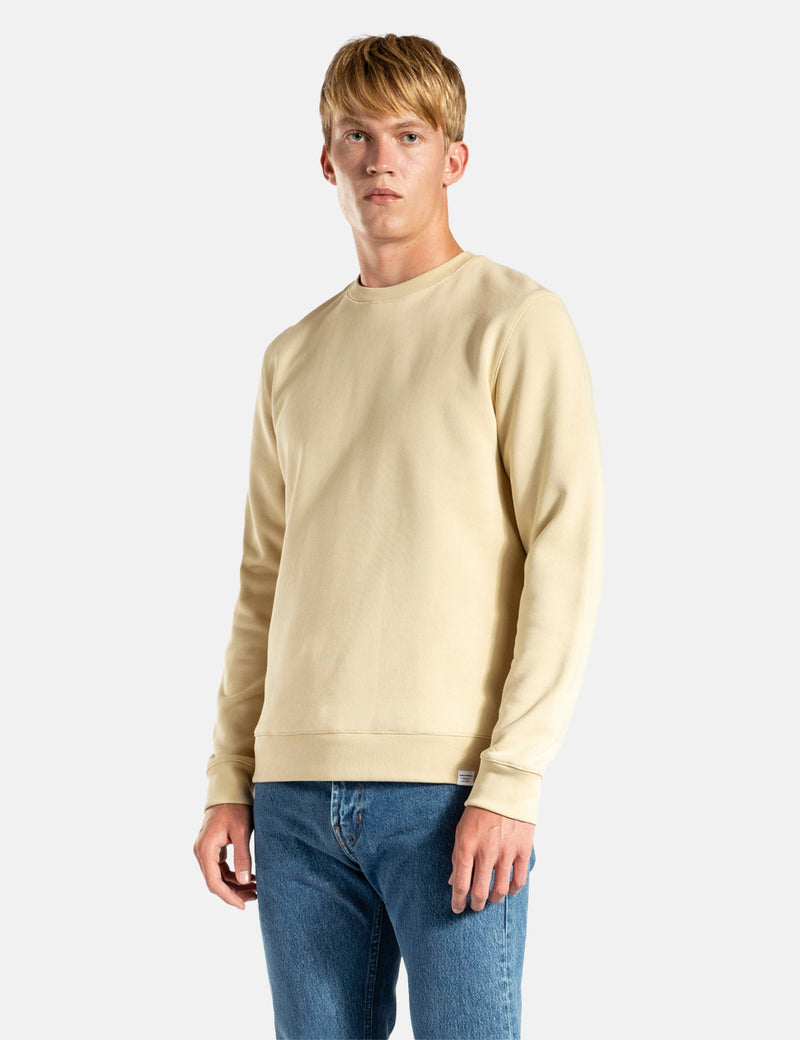 Norse Projects VagnClassicCrewスウェットシャツ-オイスターホワイト