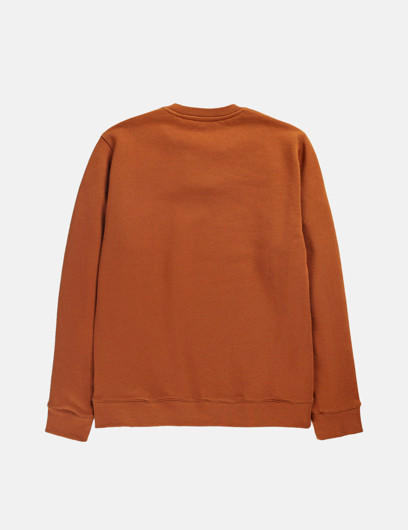 Norse Projects VagnClassicCrewスウェットシャツ-RufousOrange