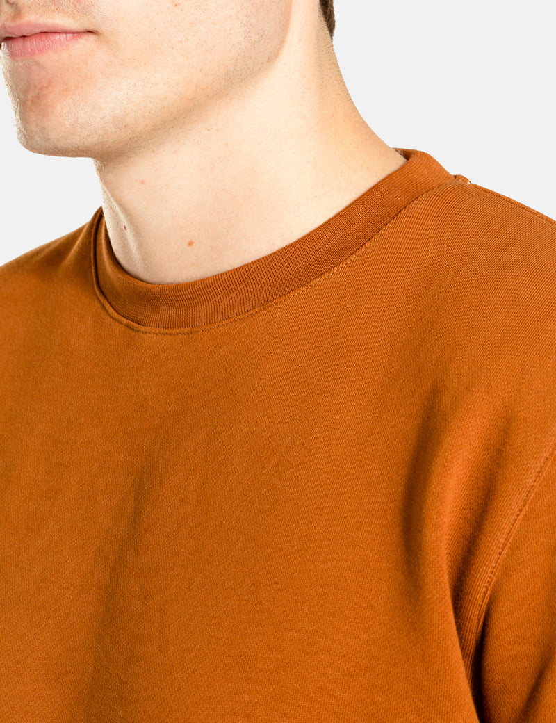 Norse Projects VagnClassicCrewスウェットシャツ-RufousOrange