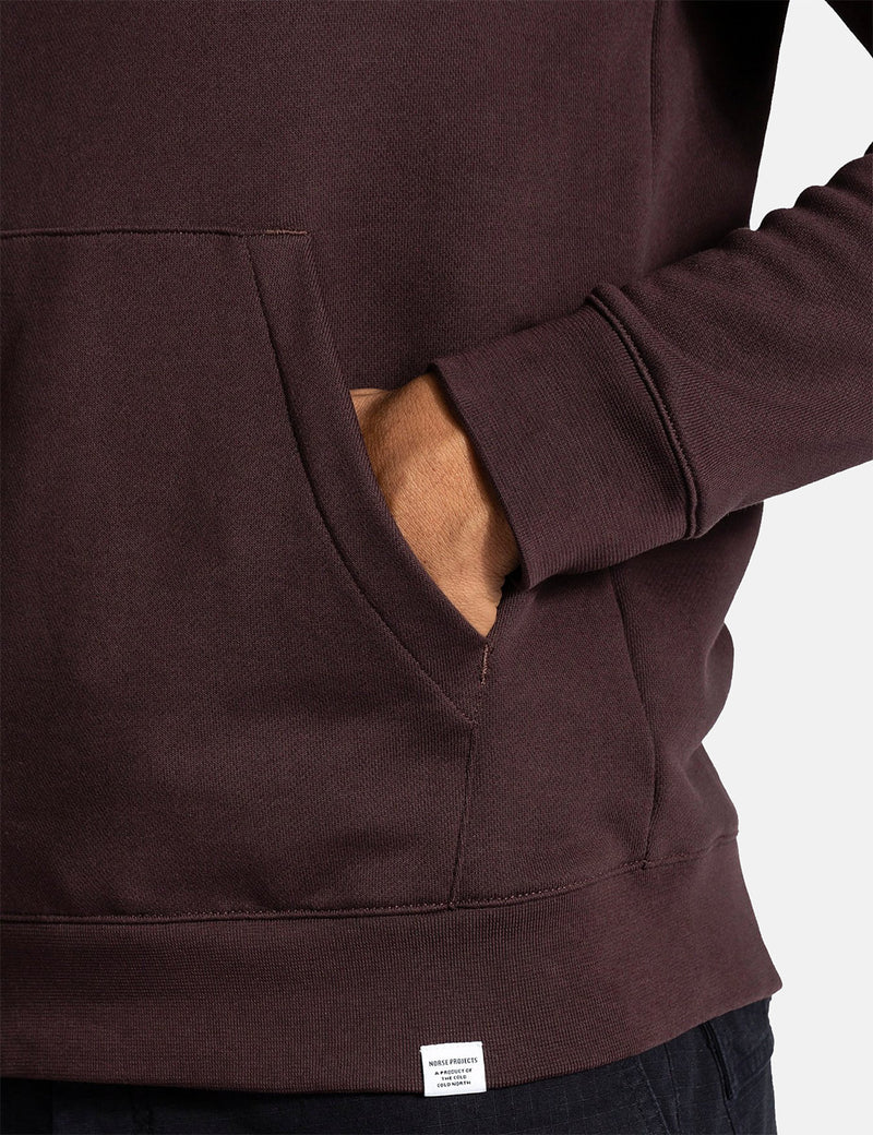 Norse Projects Vagn Classic HoodedSweatshirt-ナス