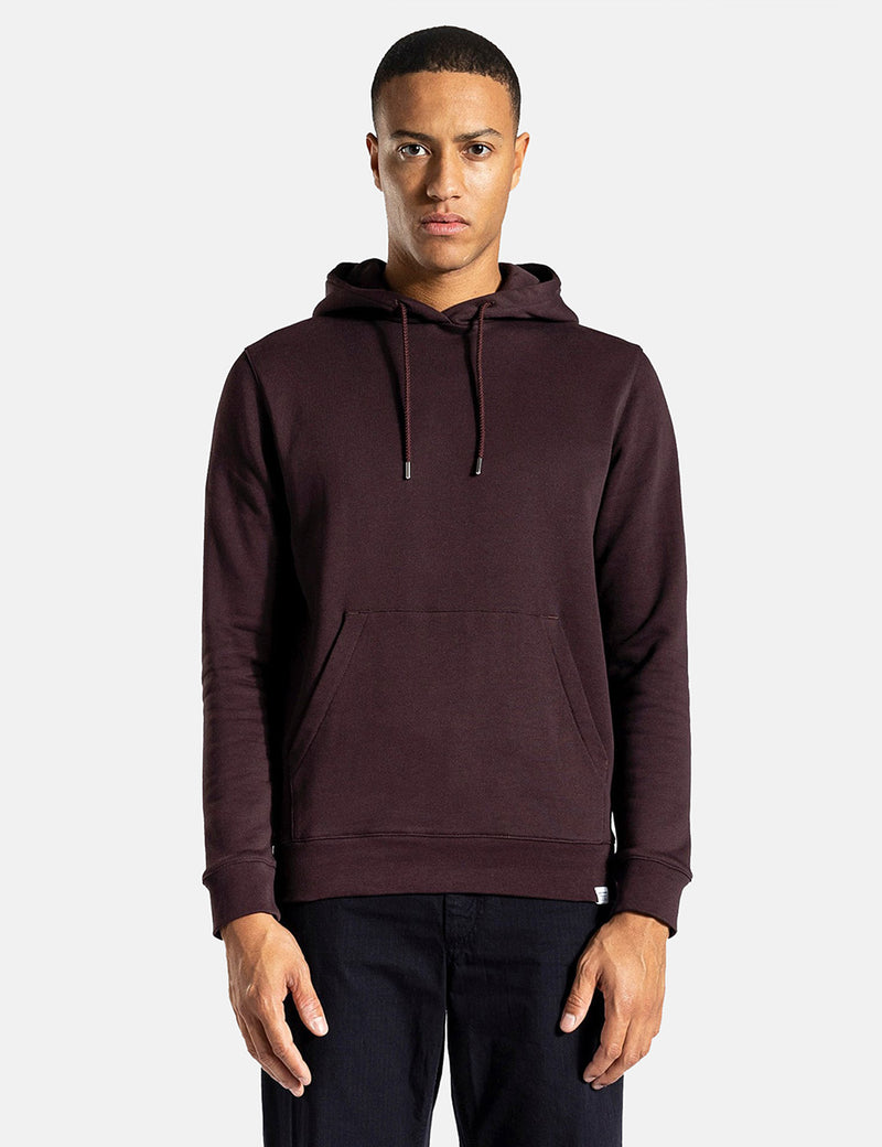 Norse Projects Vagn Classic HoodedSweatshirt-ナス