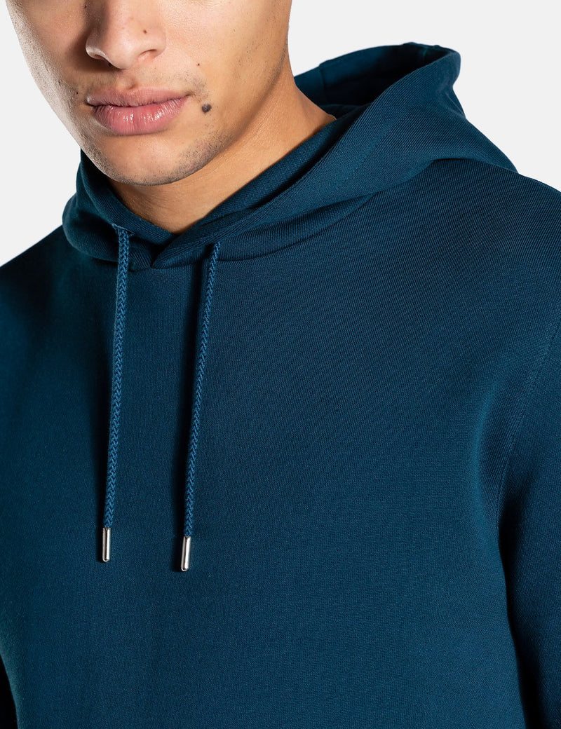 Norse Projects Vagn Classic Hooded Sweatshirt - Deep Teal