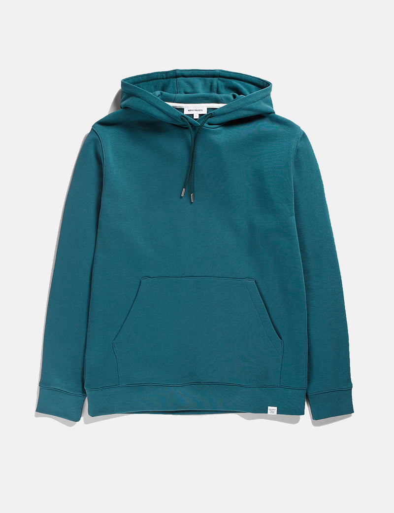 Norse Projects Vagn Classic HoodedSweatshirt-シーブルー