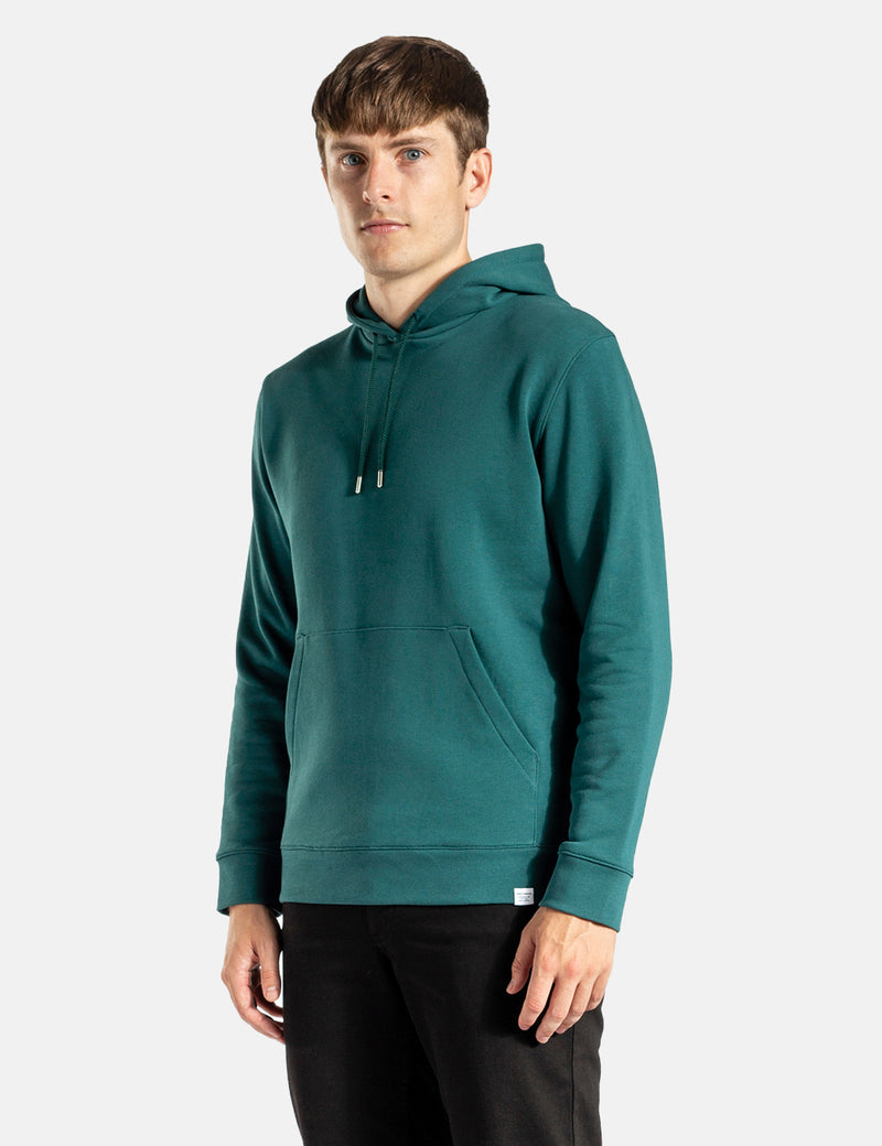 Norse Projects Vagn Classic HoodedSweatshirt-シーブルー