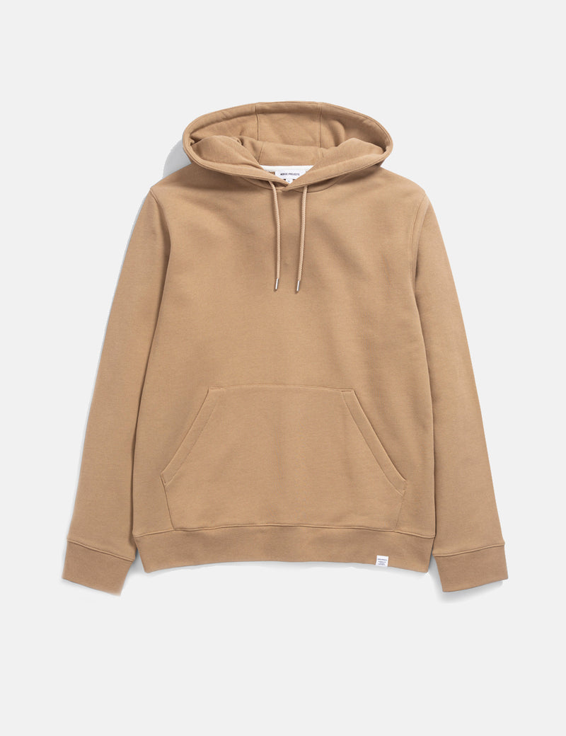 Norse Projects Vagn Classic Hooded Sweatshirt - Utility Khaki