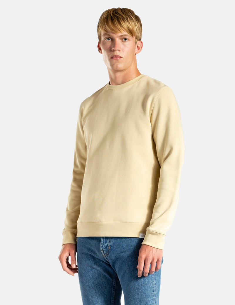 Sweat à Capuche Norse Projects Vagn Classic Crew - Blanc Oyster