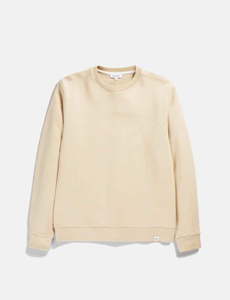 Sweat à Capuche Norse Projects Vagn Classic Crew - Blanc Oyster