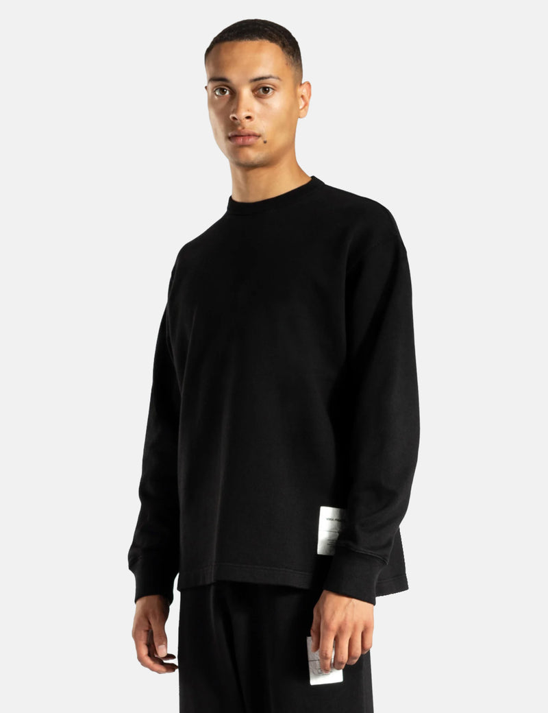 Sweat ras du cou Norse Projects Fraser Tab Series - Noir